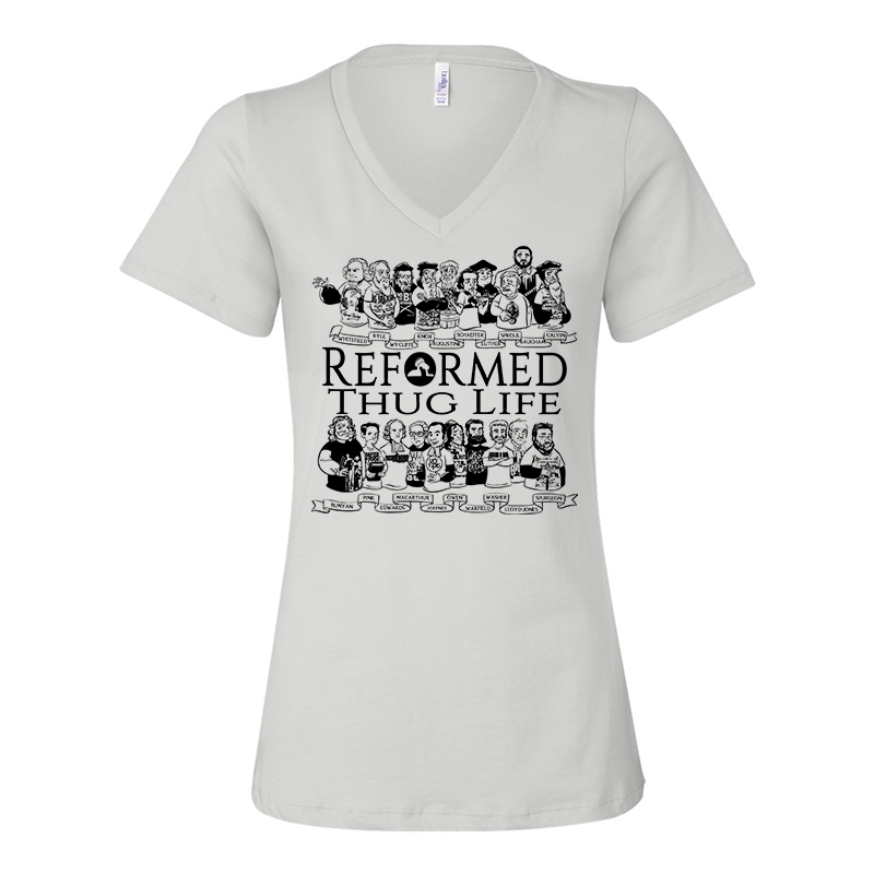 Reformed Thug Life 2.0 - Women's V-Neck T-Shirt
