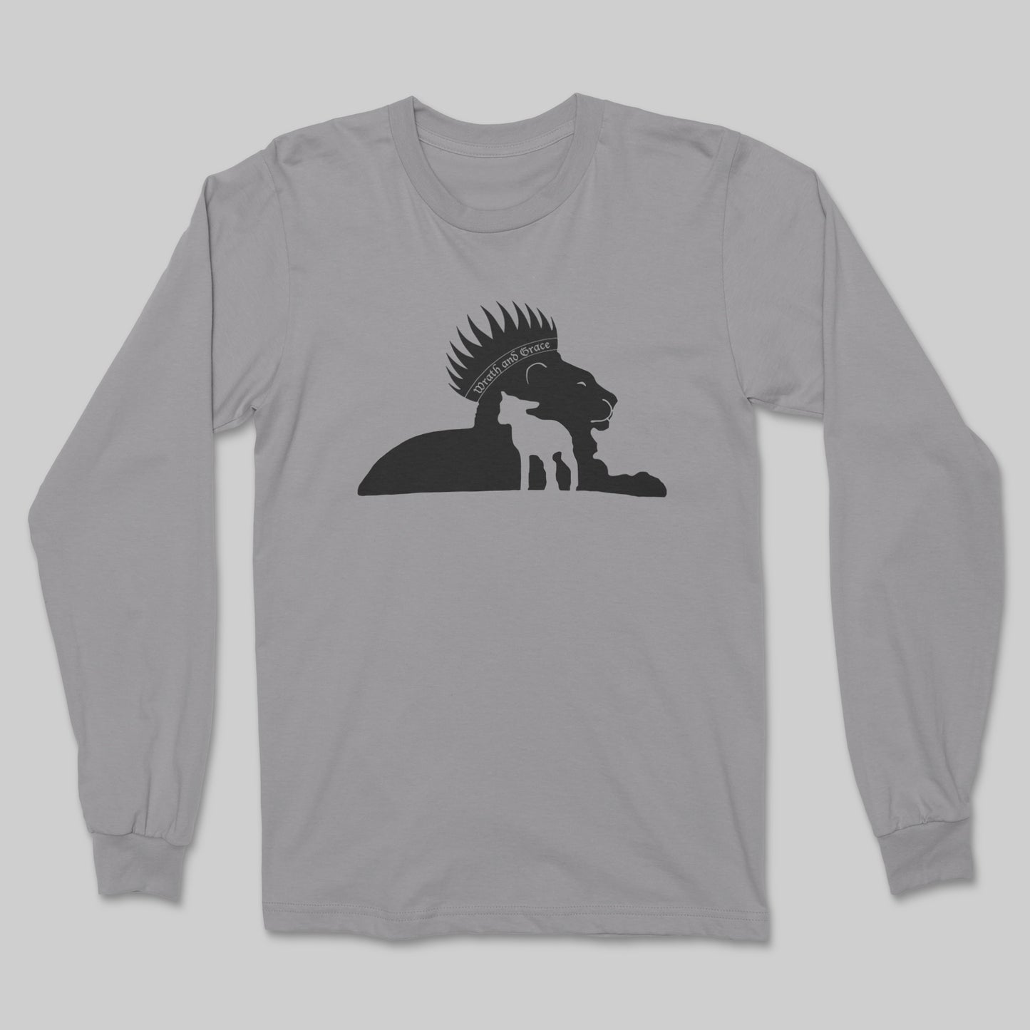 Wrath and Grace Black Logo - Long Sleeve