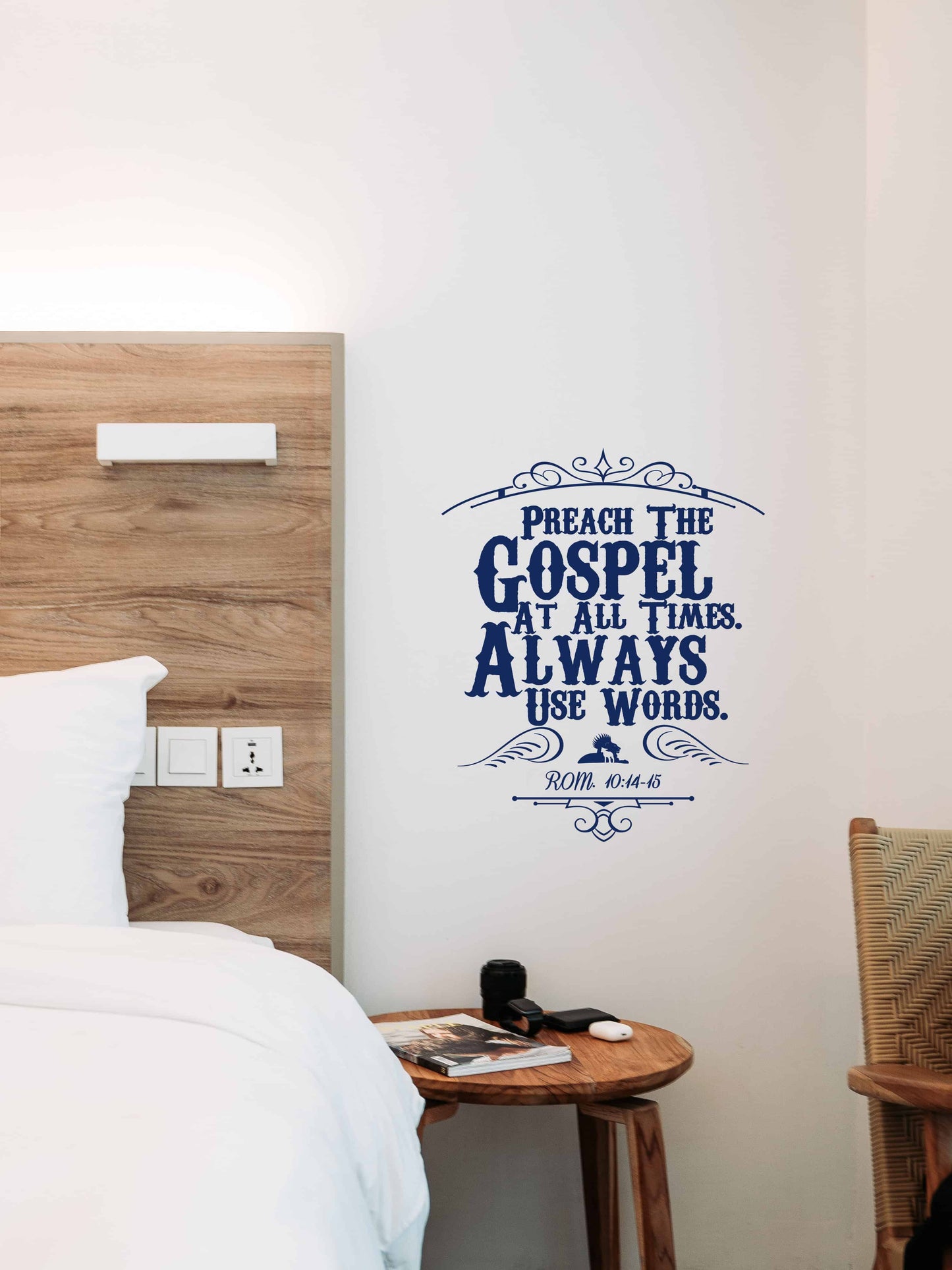 Preach The Gospel Wall Art Decal