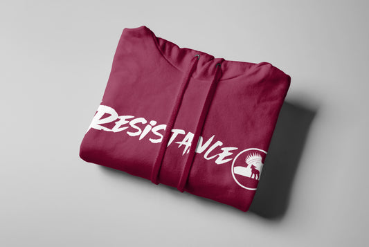 The Resistance White Logo - Hoodie