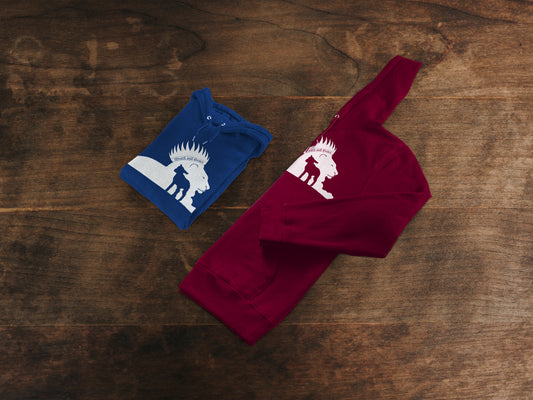 Wrath and Grace White Logo - Hoodie