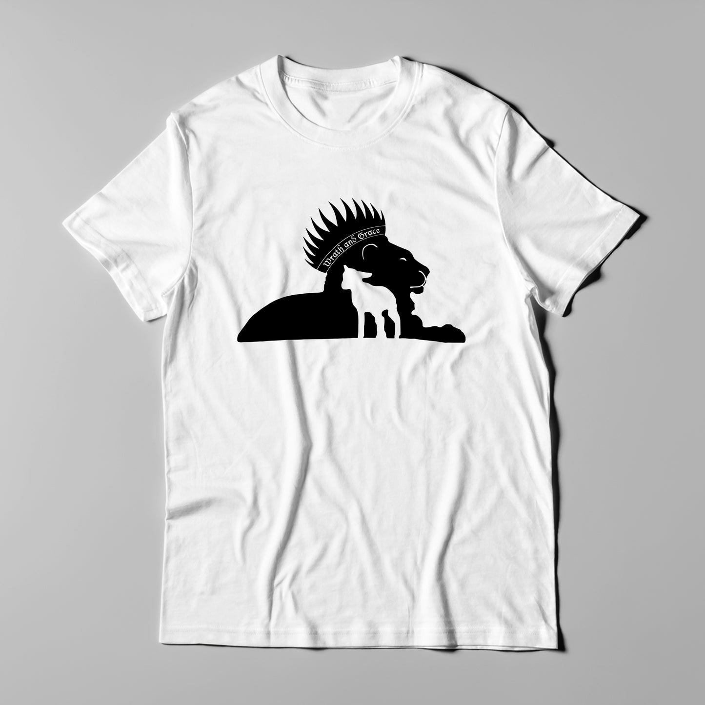 Wrath and Grace Black Logo - Men T-Shirt