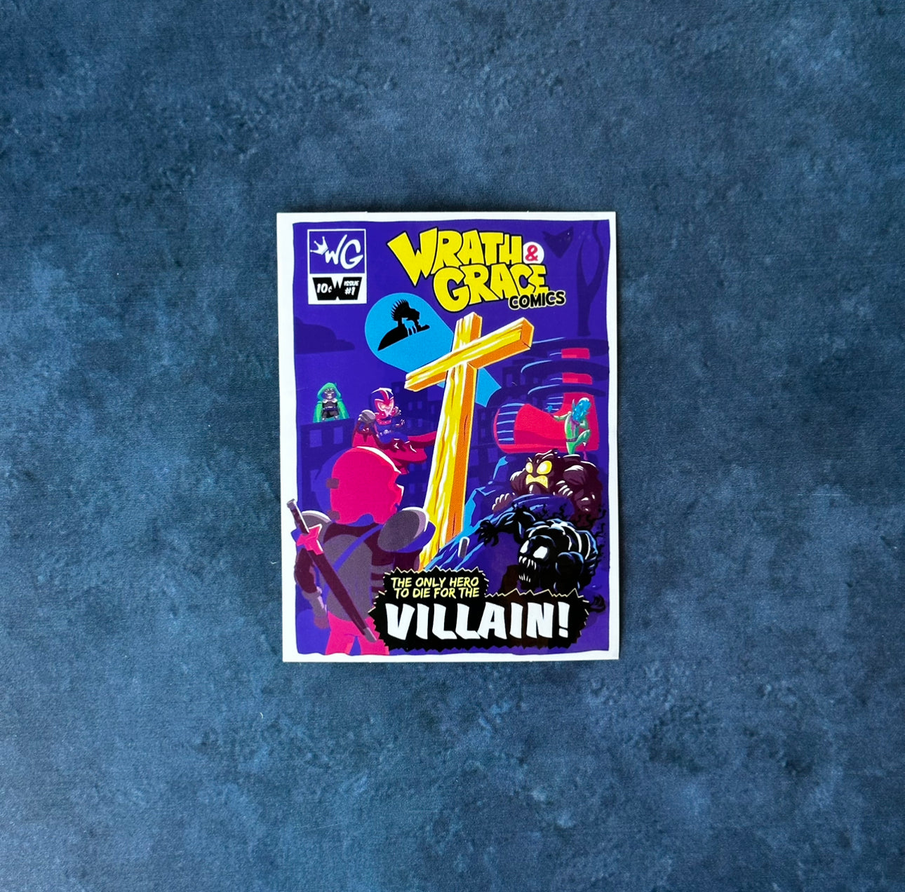 The Only Hero To Die For The Villain - Sticker