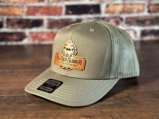 SDG Olive Trucker with Copper Patch