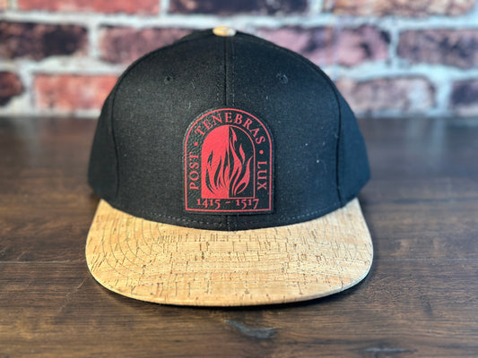 Post Tenebras Lux Black and Cork Snapback