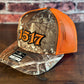 1517 Realtree and Orange Trucker