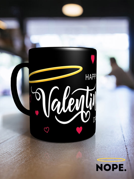 Holy Nope Valentines Day Mug  - 11oz Black mug