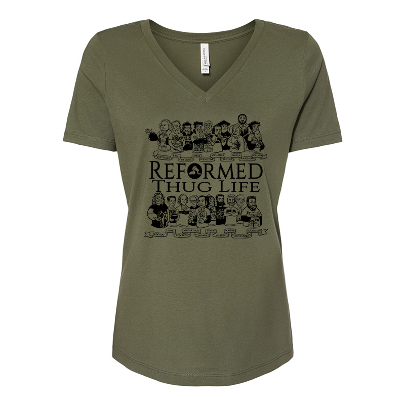 Reformed Thug Life 2.0 - Women's  V-Neck T-Shirt