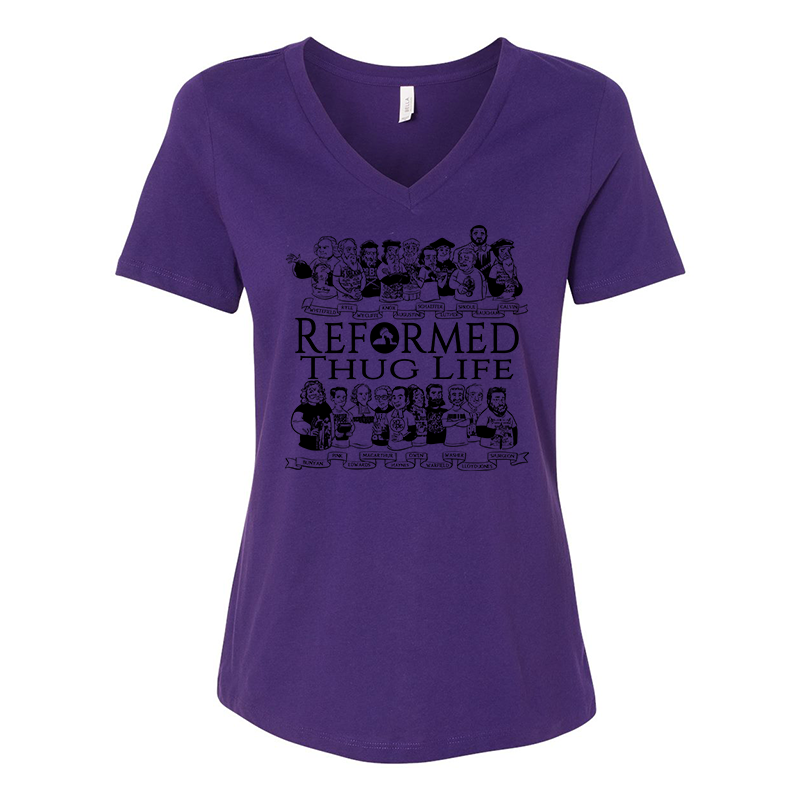 Reformed Thug Life 2.0 - Women's  V-Neck T-Shirt