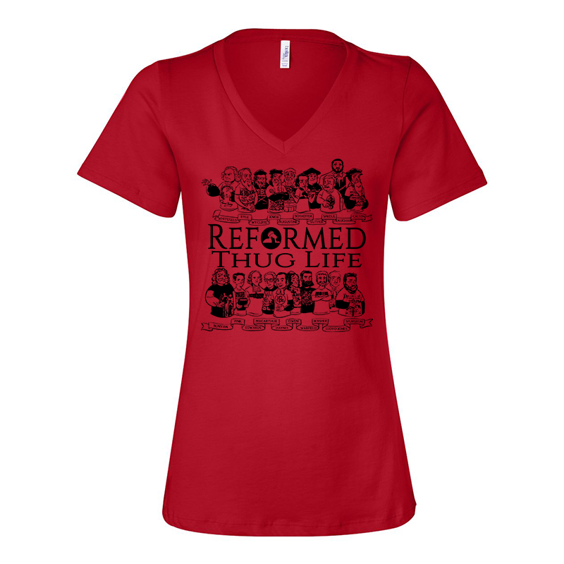 Reformed Thug Life 2.0 - Women's  V-Neck T-Shirt