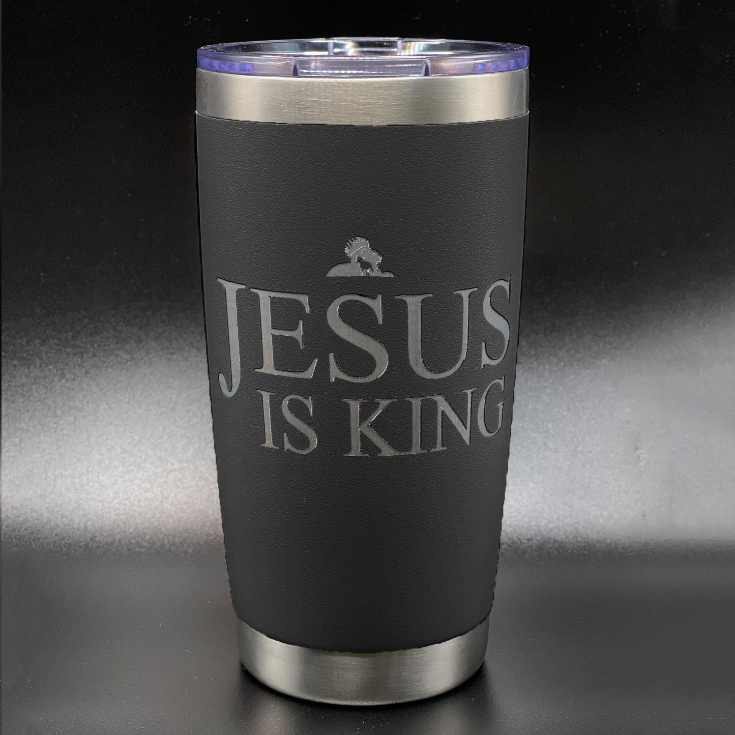Jesus Is King Tumbler