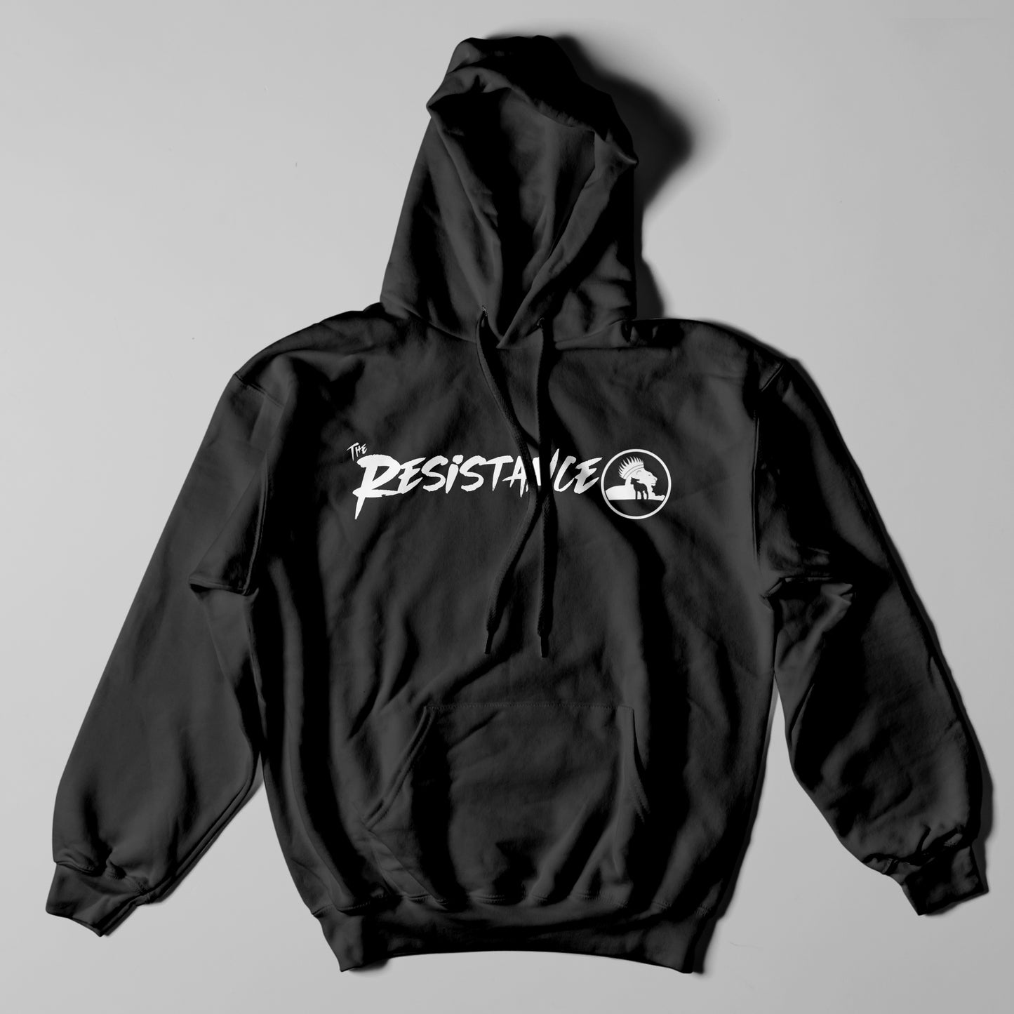 The Resistance White Logo - Hoodie