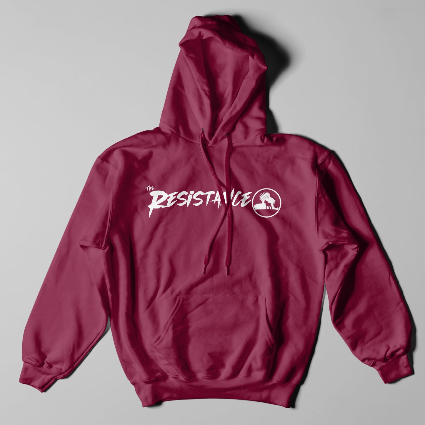 The Resistance White Logo - Hoodie