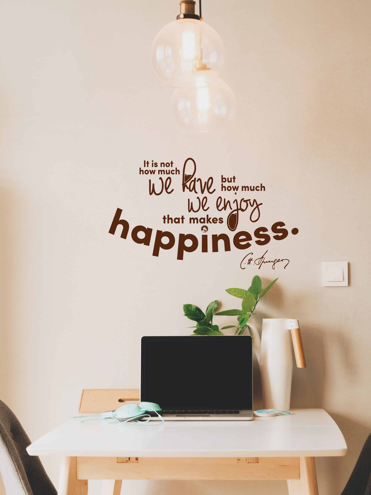 It Is Not How Much We Have - CH Spurgeon Vinyl Wall Decal